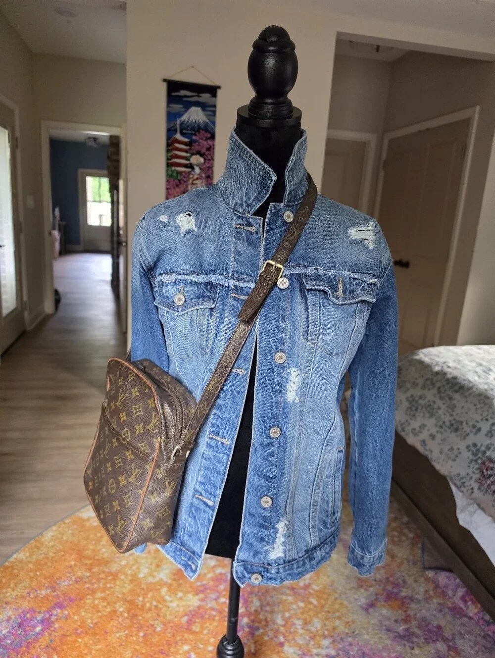 Authentic Louis Vuitton Monogram Marceau Messenger Bag